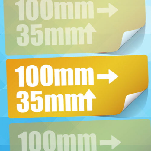 100mm X 35mm Labels