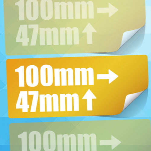 100mm X 47mm Labels