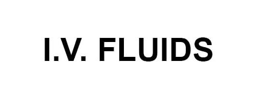 I.V Fluids