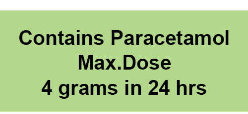 Contains Paracetamol