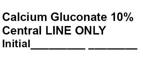 Calcium Gluconate 10%