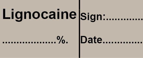 Lignocaine