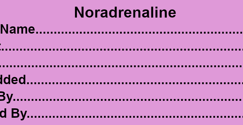 Noradrenaline