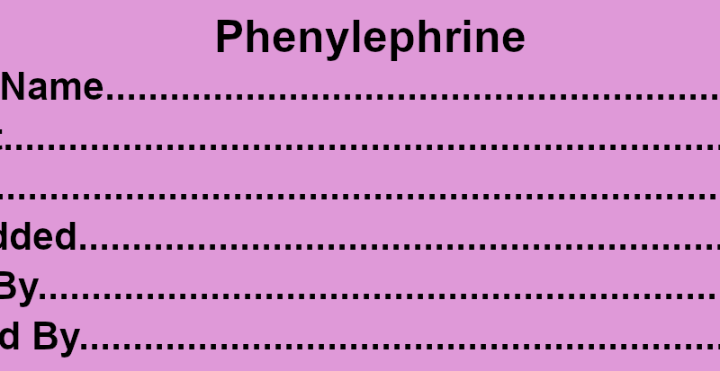 Phenylephrine