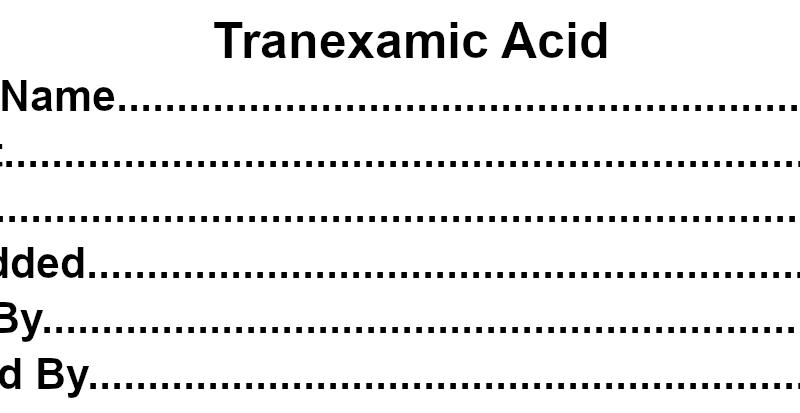 Tranexamic