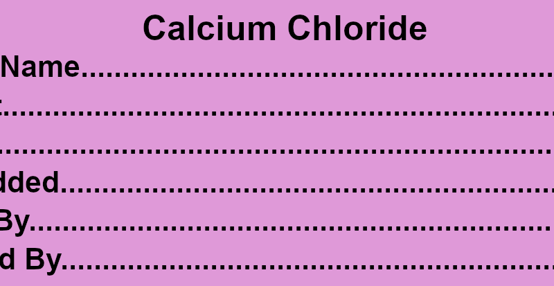 Calcium Chloride