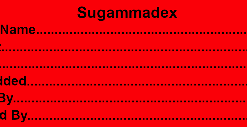 Sugammadex