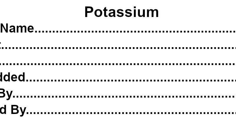 Potassium